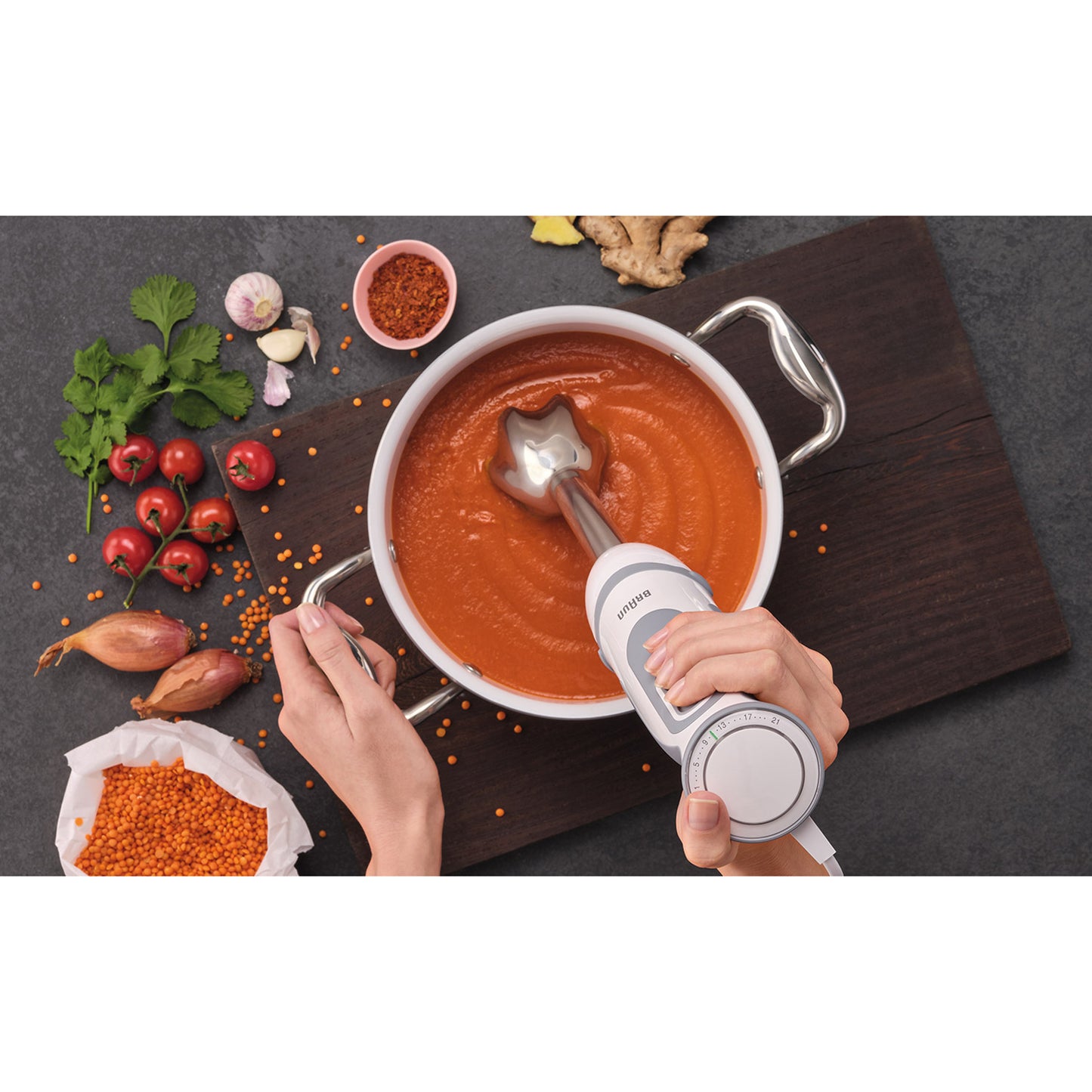 Braun Stavmixer MQ5237WH MultiQuick 5 Vario-Scandikitchen