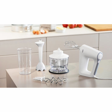 Braun Elvisp 500w + Tillbehör Vit HM3135WH-Scandikitchen
