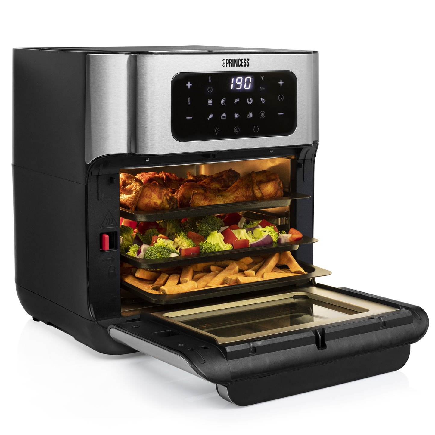 Princess Aerofryer Oven 10L 1500W Elektronisk display-Scandikitchen