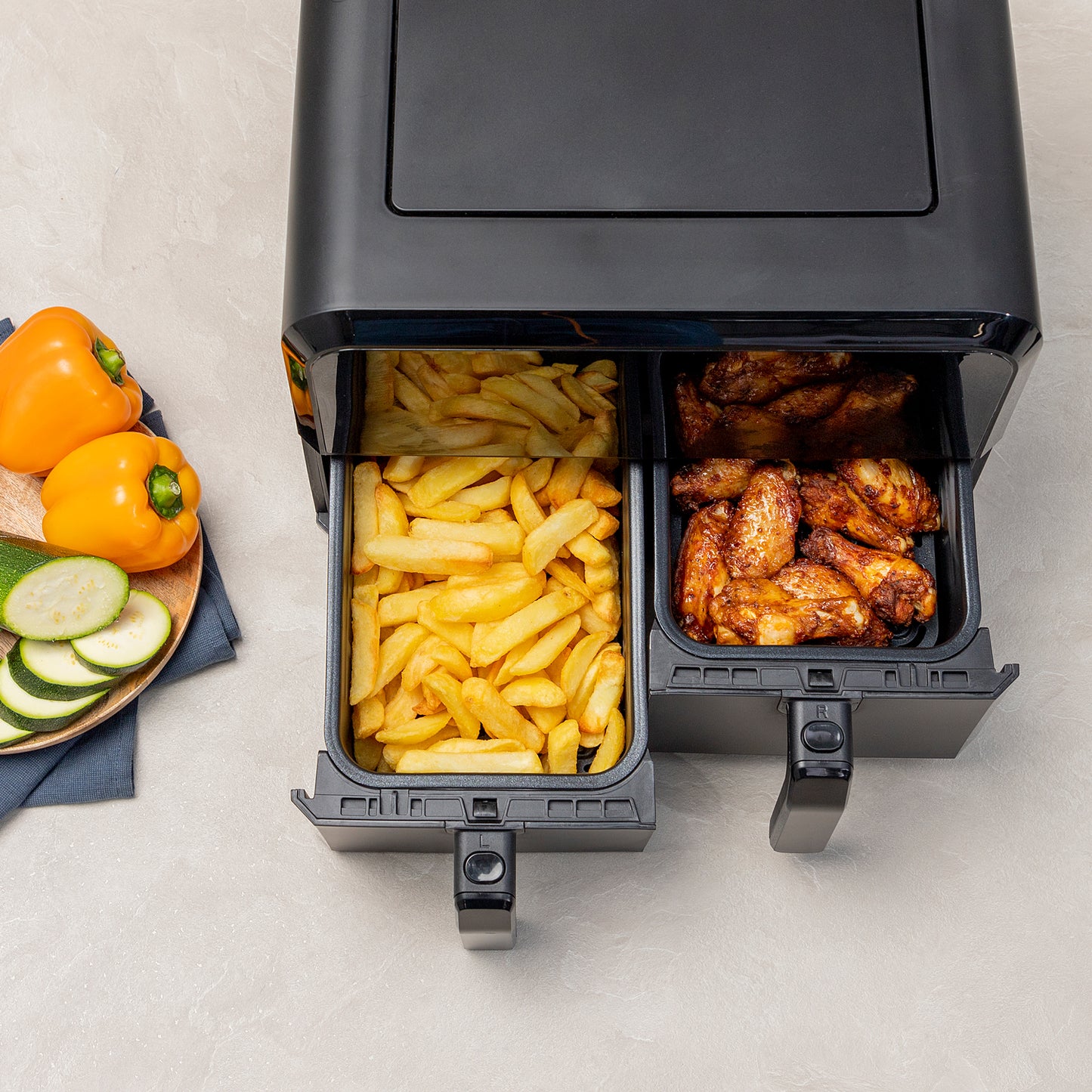 Princess Double Basket Aerofryer 2 x 4 liter-Scandikitchen