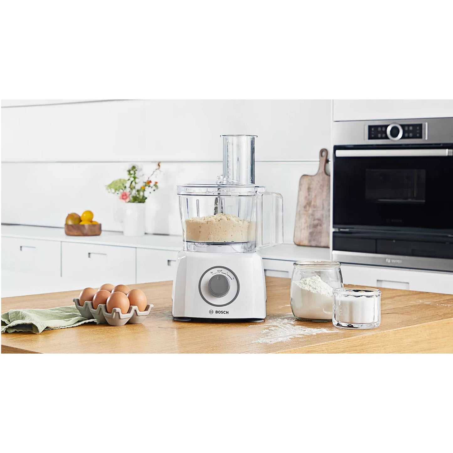 Bosch Matberedare 800 W Vit MCM3110W-Scandikitchen