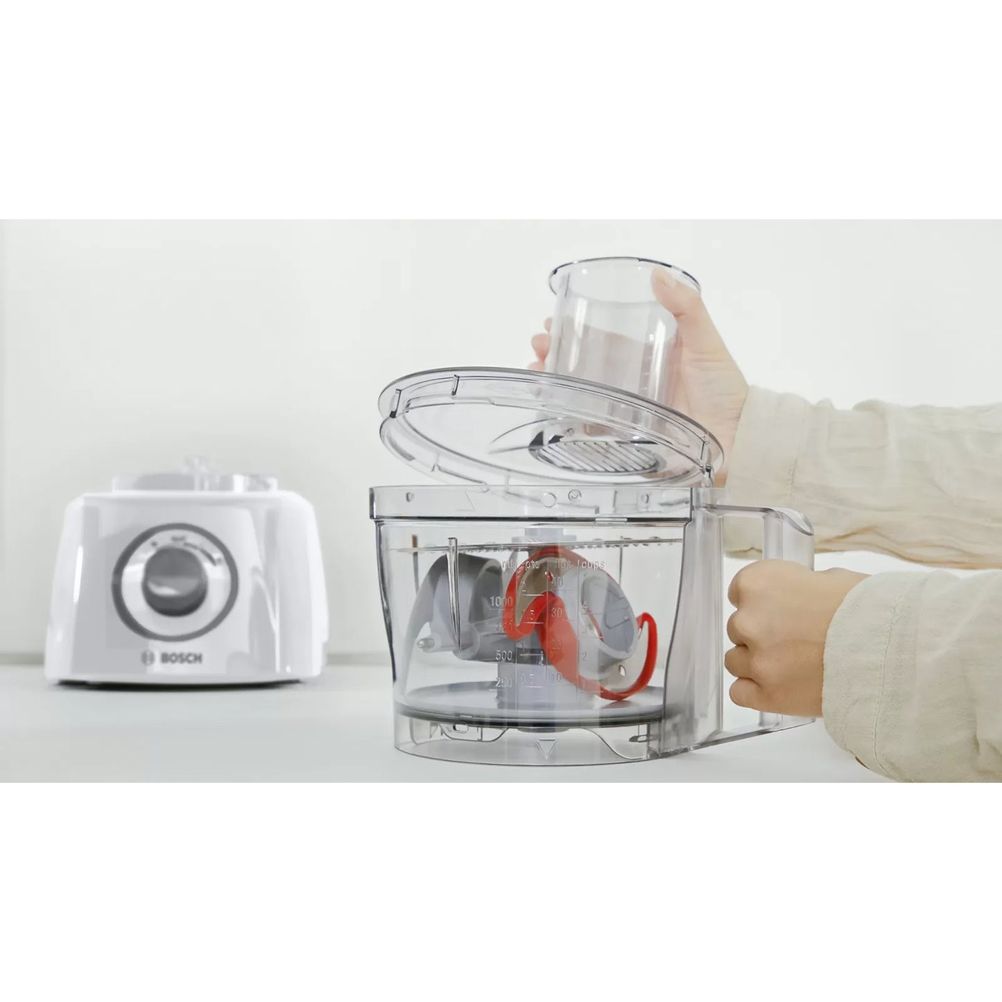 Bosch Matberedare 800 W Vit MCM3110W-Scandikitchen