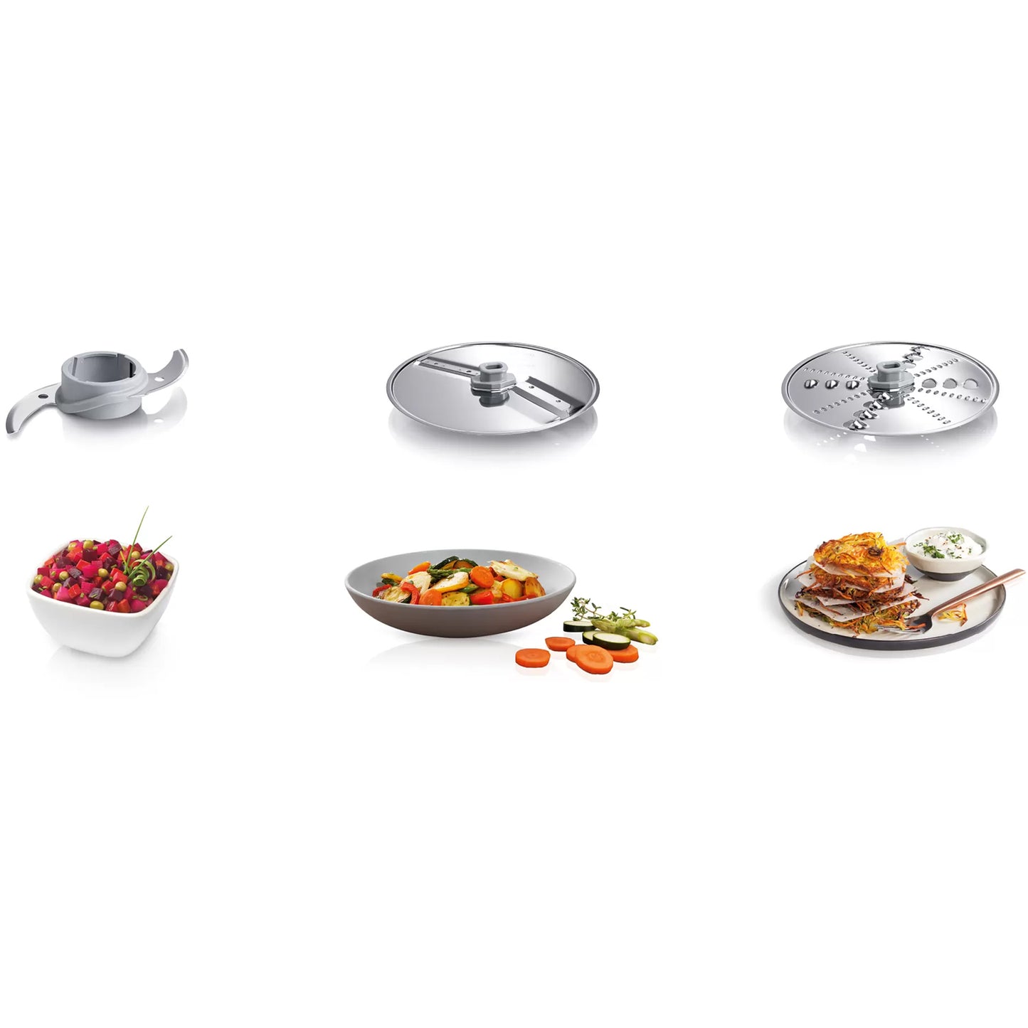Bosch Matberedare 800 W Vit MCM3110W-Scandikitchen