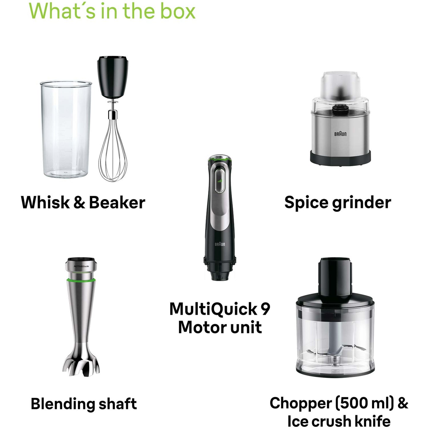 Braun Stavmixer MQ7025X Multiquick 7-Scandikitchen