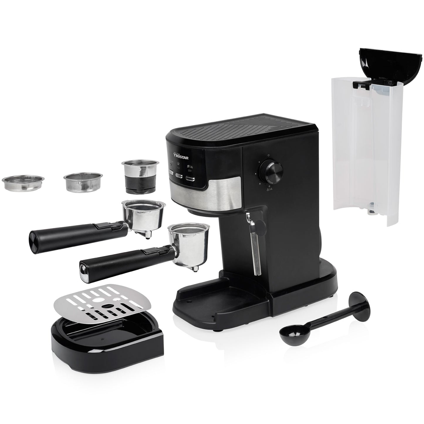 Tristar Espressomaskin Manuell CM-2278 inkl Mjölkskummare-Scandikitchen