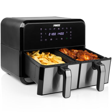 Princess Airfryer Dubbel 2X4l 2400W 1802074 Digital-Scandikitchen