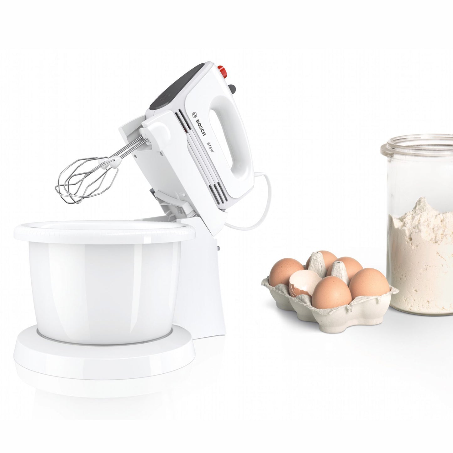 Bosch Elvisp med Roterande Bunke MFQ2600G 375W-Scandikitchen