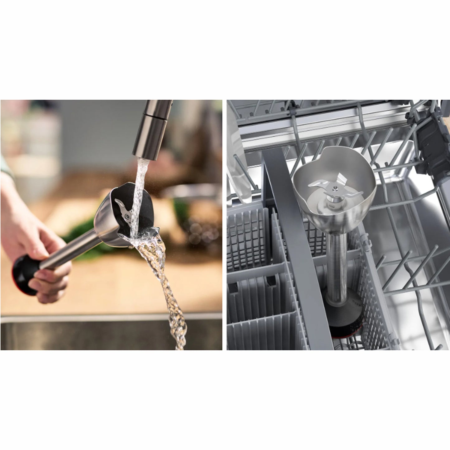 Bosch Stavmixer paket MSM4W220 inkl bunke & mini hack 800Watt-Scandikitchen