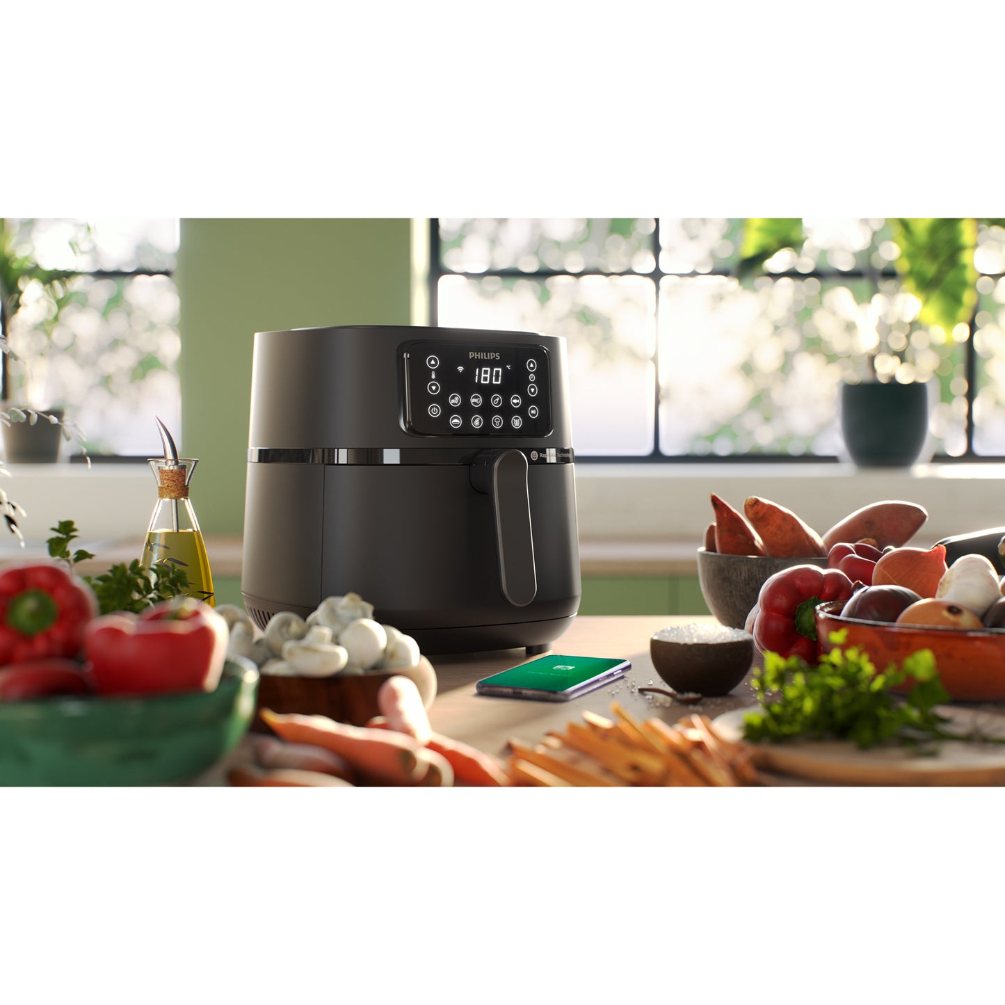 Philips Airfryer Hd9285/93 Cosmos Xxxl Connected App Wifi-Scandikitchen