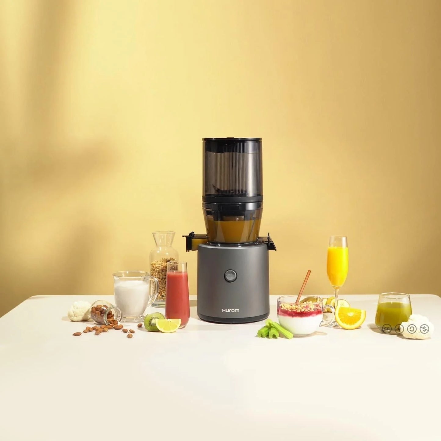 Hurom H320N Slow Juicer Silver-Scandikitchen
