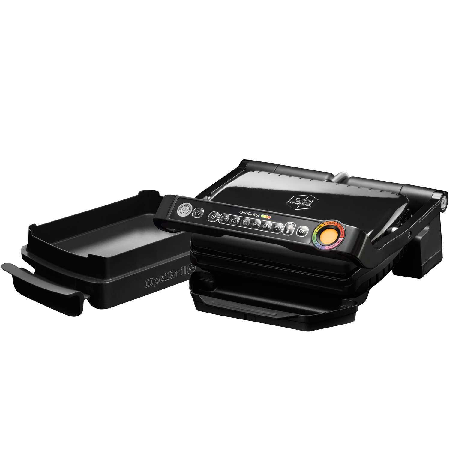 OBH Nordica Optigrill+ Black with Tray-Scandikitchen