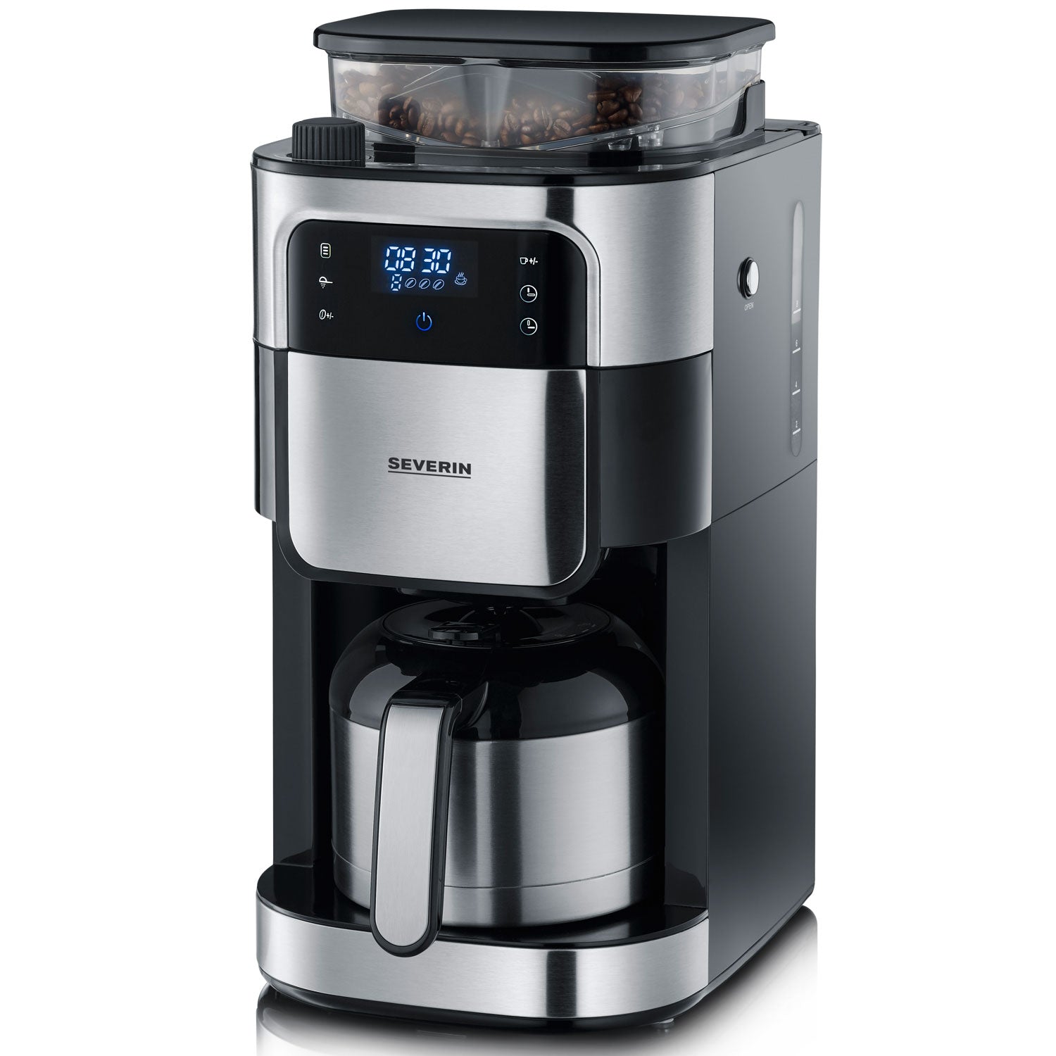 Severin Kaffebryggare Termos med Kvarn Touch KA4814-Scandikitchen