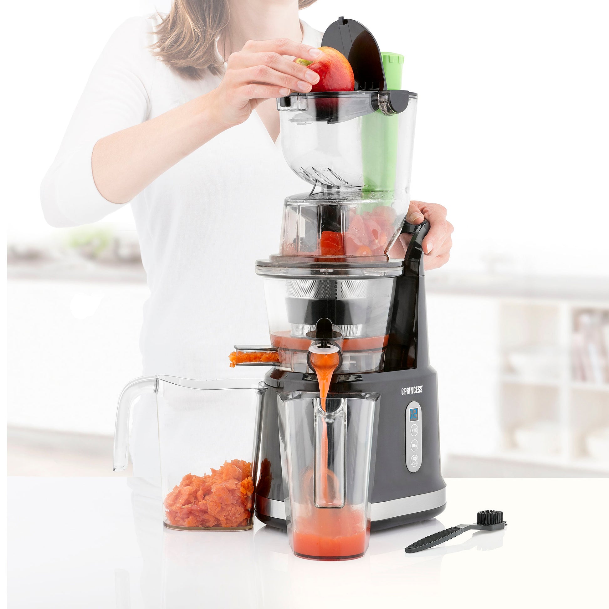 Princess Slow Juicer 200W XXL Matarhål-Scandikitchen