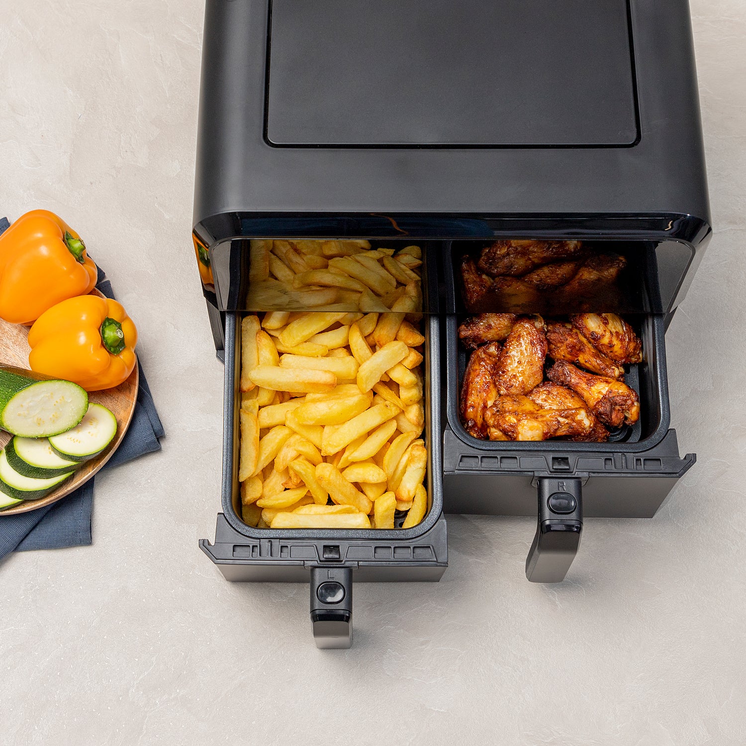 Princess Double Basket Aerofryer 2 x 4 liter-Scandikitchen