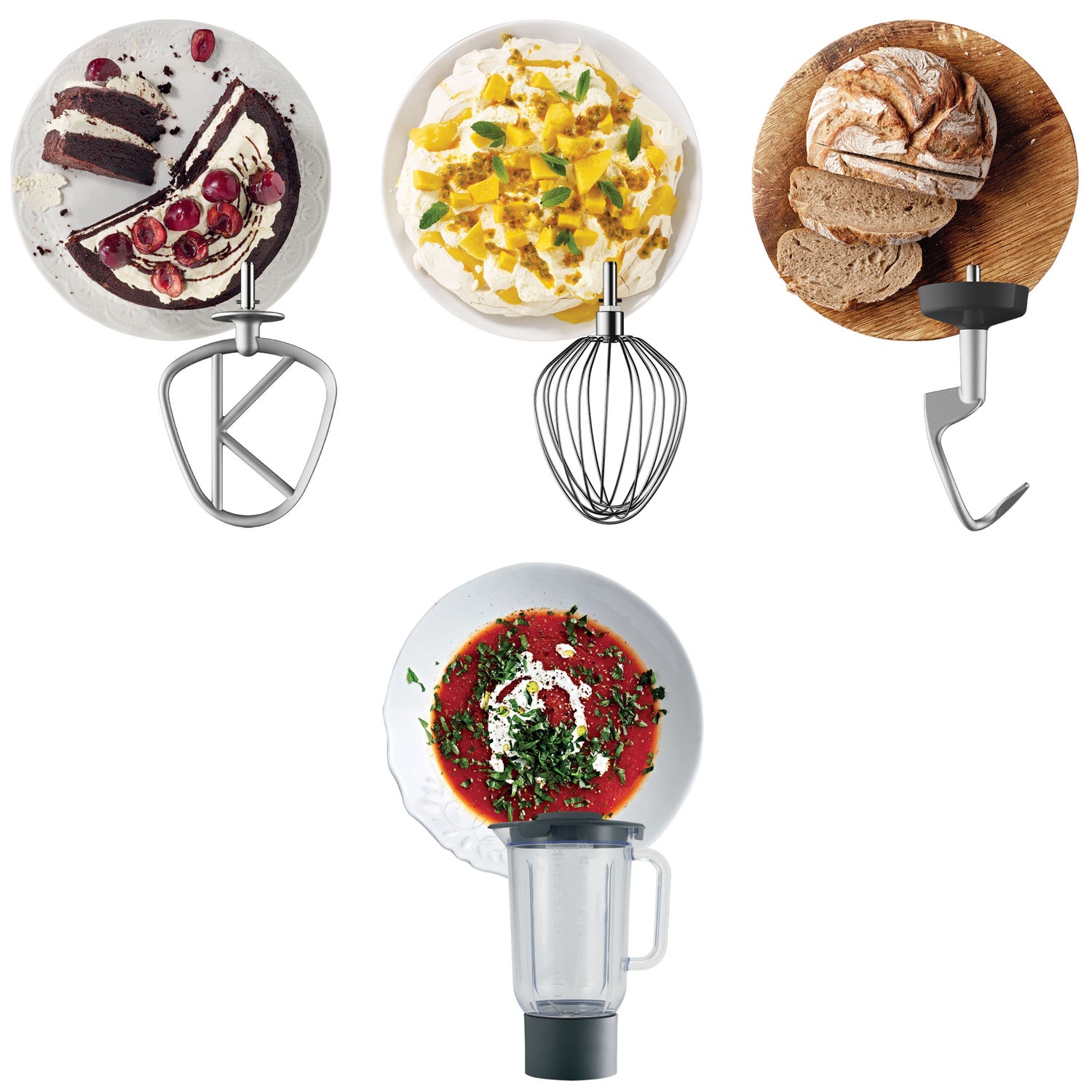 Kenwood Köksmaskin Chef XL KVL4110W inkl Blender-Scandikitchen