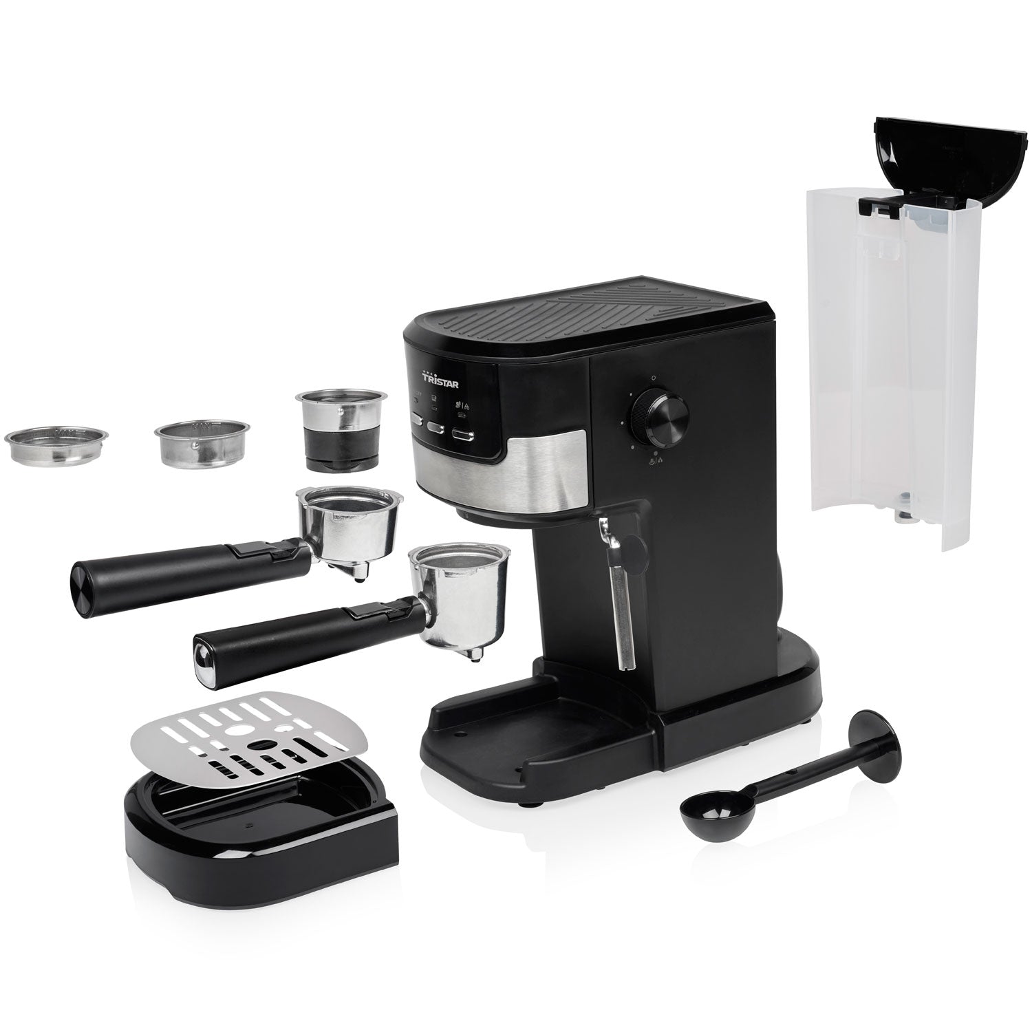 Tristar Espressomaskin Manuell CM-2278 inkl Mjölkskummare-Scandikitchen