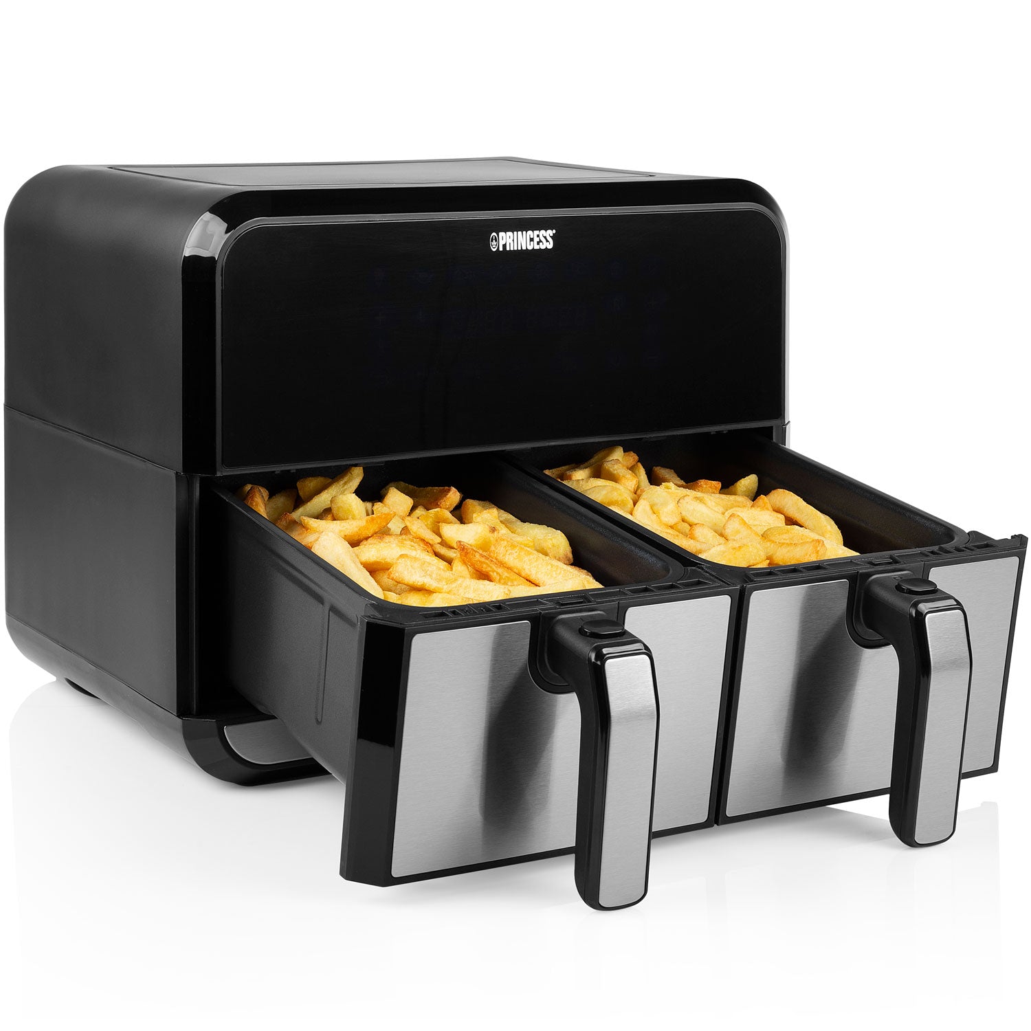 Princess Airfryer Dubbel 2X4l 2400W 1802074 Digital-Scandikitchen