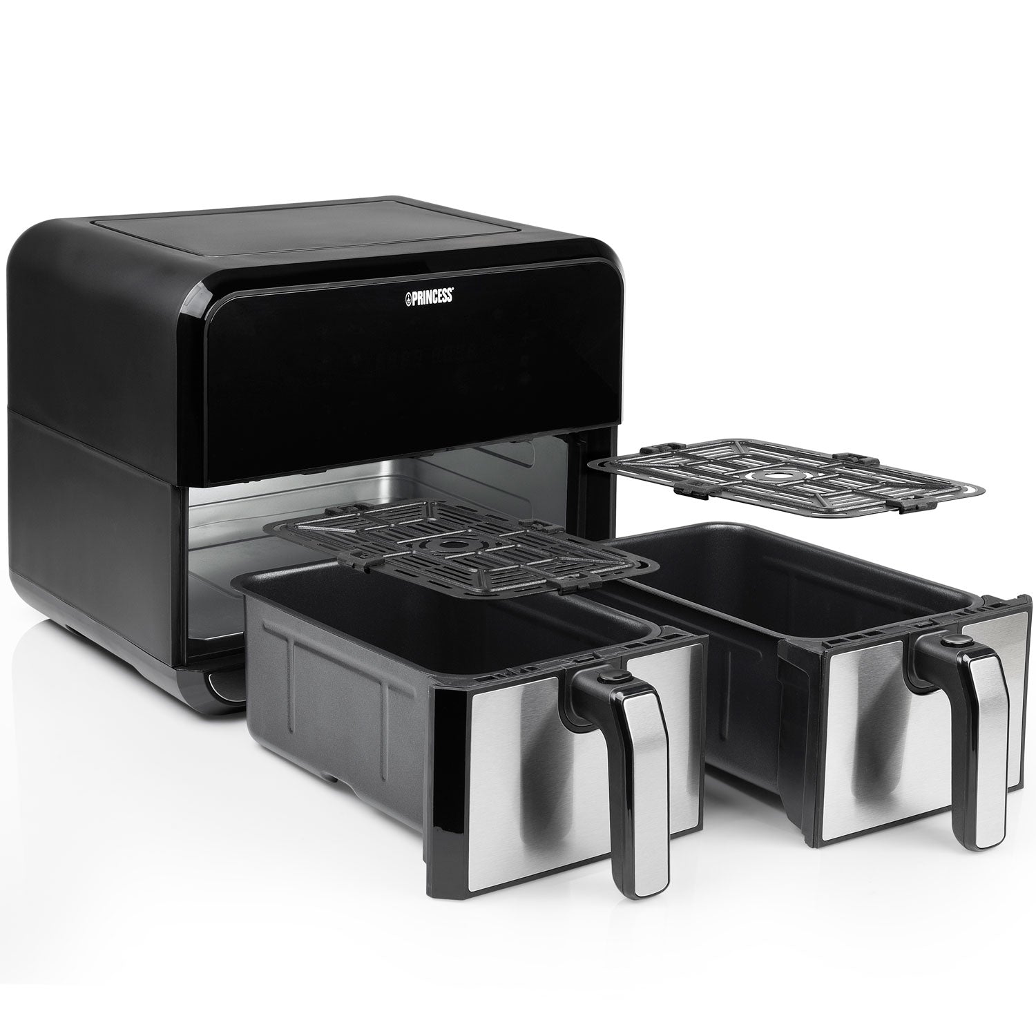 Princess Airfryer Dubbel 2X4l 2400W 1802074 Digital-Scandikitchen