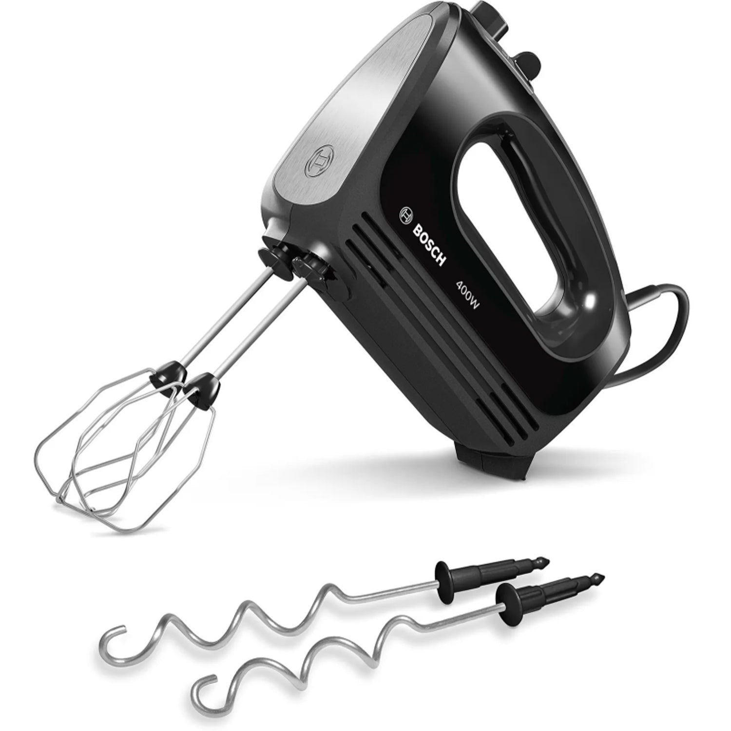 Bosch Elvisp MFQ2420B svart 400W CleverMixx Låg vikt-Scandikitchen