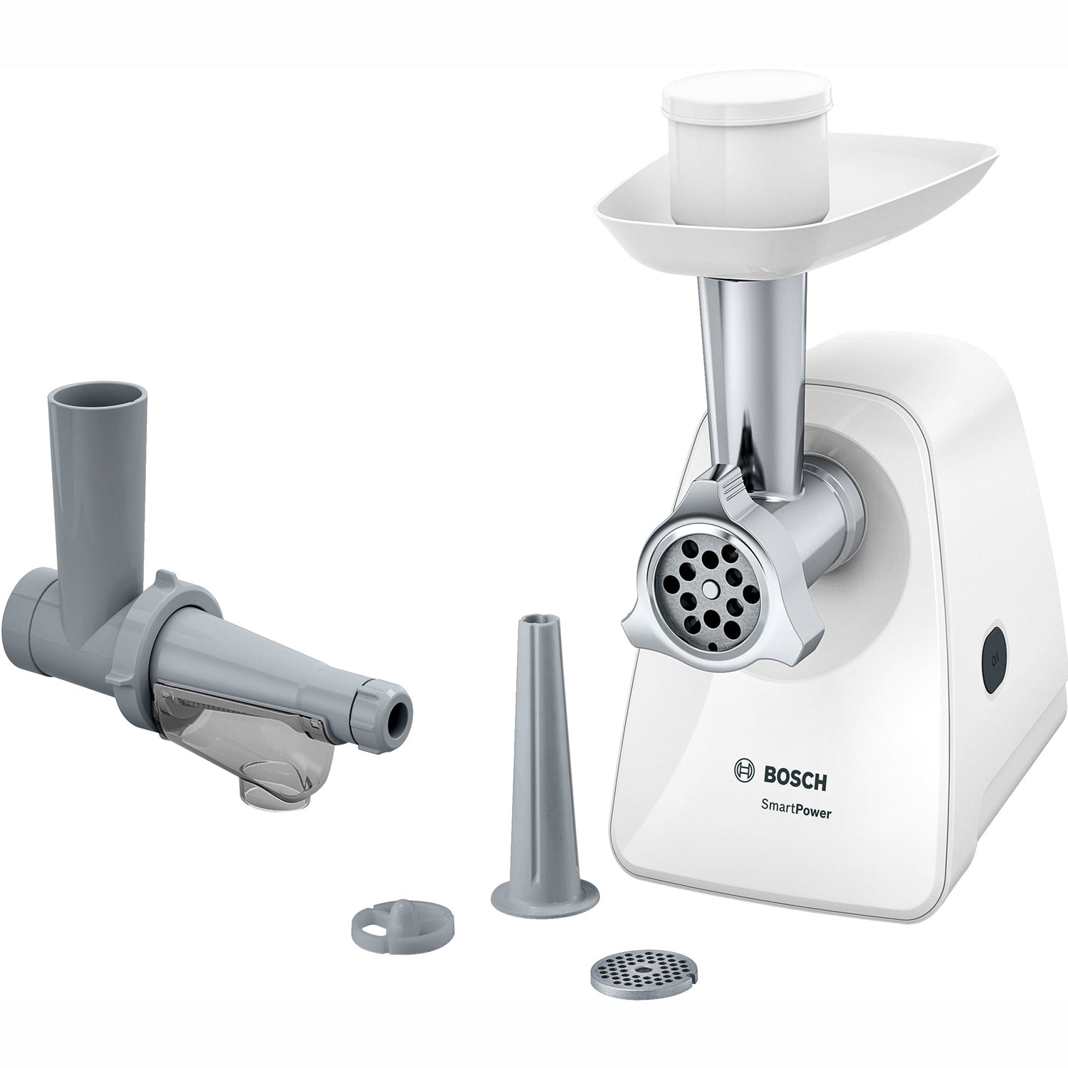 Bosch Köttkvarn MFW2515W 1500W Inkl frukt&juice press-Scandikitchen