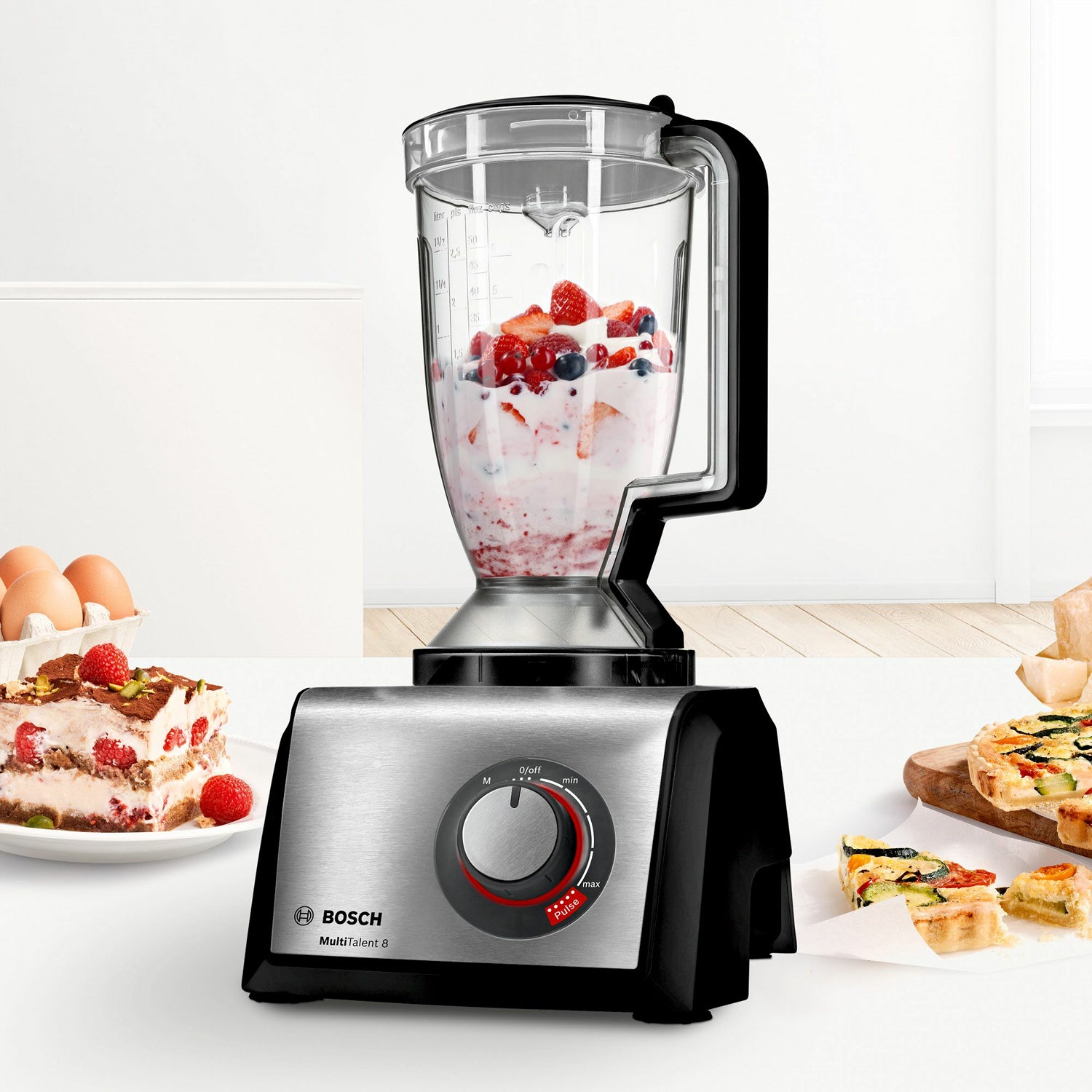 Bosch Matberedare MC812M865 Bäst i test XXL bunke 3,9l många TBH.-Scandikitchen