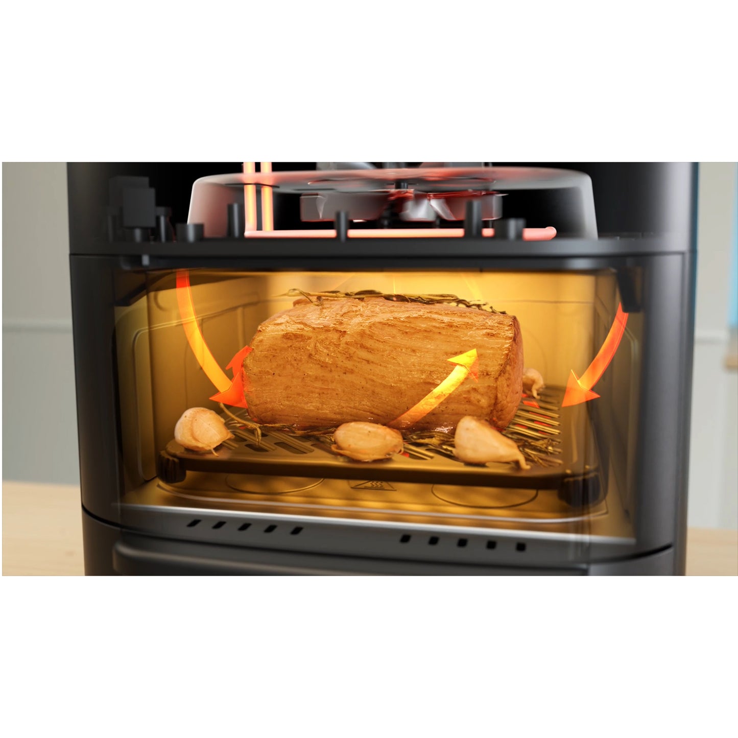 Midea Airfryer 2 i 1 Kombination med Ugn 6,4 + 4,4 Liter-Scandikitchen