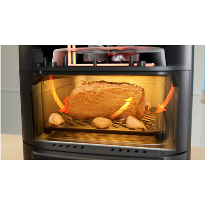 Midea Airfryer 2 i 1 Kombination med Ugn 6,4 + 4,4 Liter-Scandikitchen