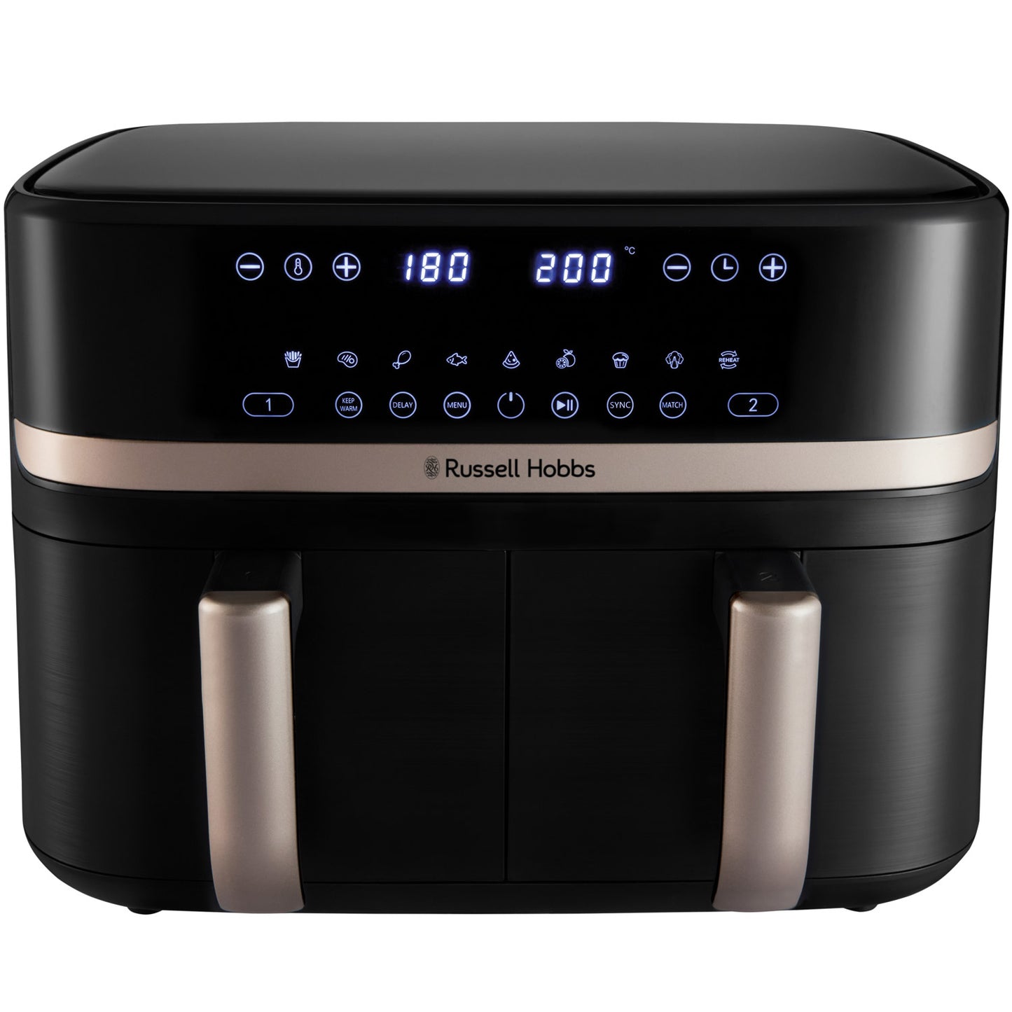 Russell Hobbs Airfryer 27680-56/RH Satisfry Dual Basket Air Fry-Scandikitchen