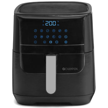 Champion Air Fryer XL Ceramic 5,5L 1800W AF600 Svart-Scandikitchen