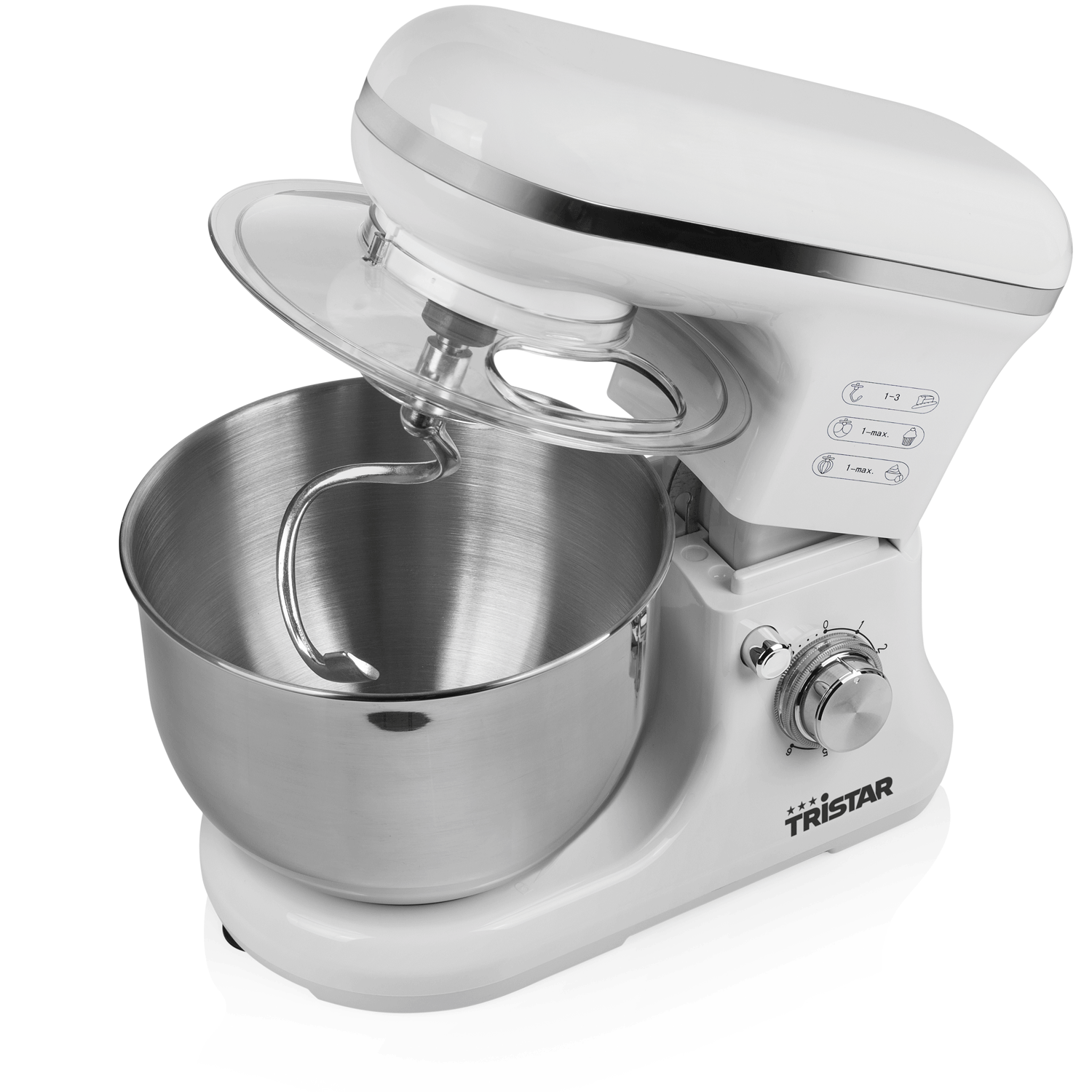Tristar Köksmaskin 5,0l Rostfri skål MX-4817 1200Watt-Scandikitchen
