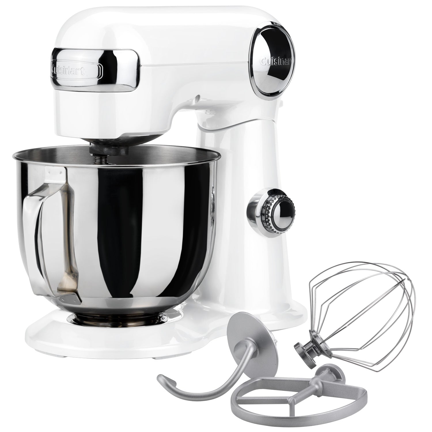 Cuisinart Köksmaskin 5,2l 500Watt Vit Metall-Scandikitchen
