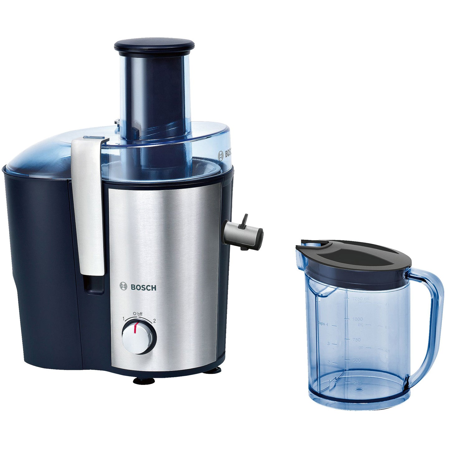 Bosch VitaJuice 3 MES3500 råsaftcentrifug 700 W Blå-silver-Scandikitchen